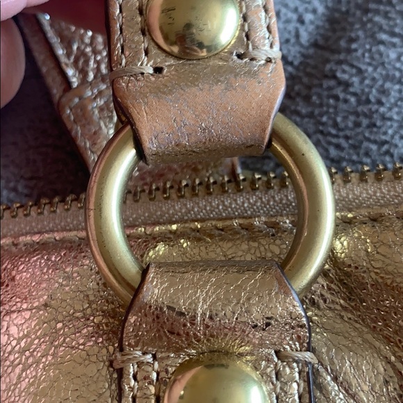 Coach Gold Shoulder Bag - Picture 5 of 8